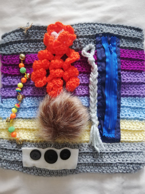 Sensory Fidget Blanket | Interactive Fidget Blanket | Tactile Activity Blanket | Cozy Sensory Blanket | Hands-On Fidget Blanket | Comfort Activity Blanket | Sensory Play Blanket | Portable Fidget Blanket | Soft Activity Blanket | Interactive Comfort Blanket