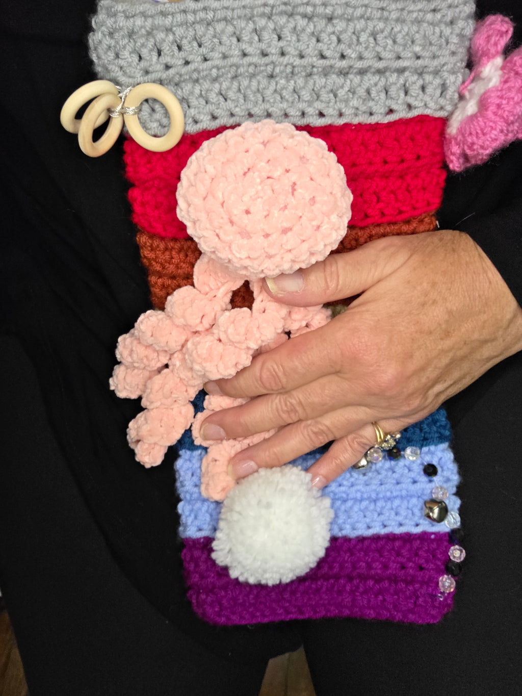 Fidget Muff for Comfort and Sensory Play